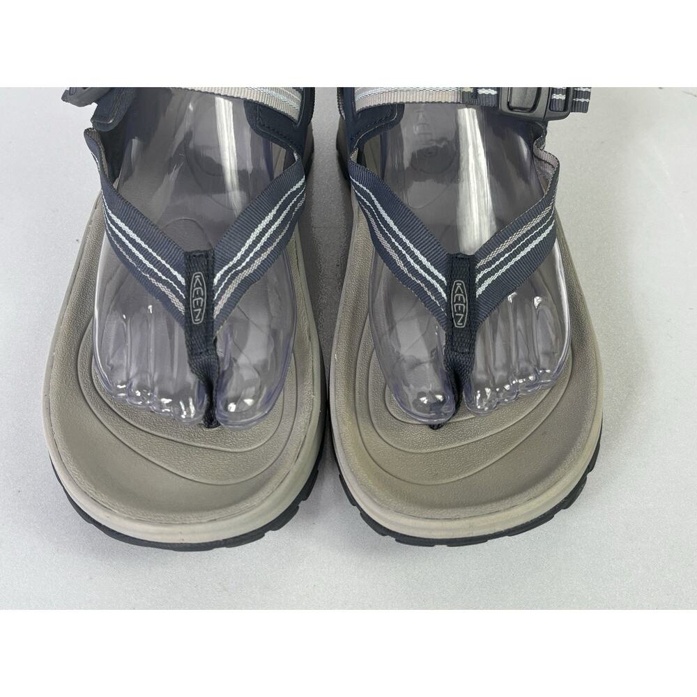 Keen Terradora II Open-Toe Sandals Summer Hiking Shoes Navy Light Blue Size 8.5 - Picture 3 of 11